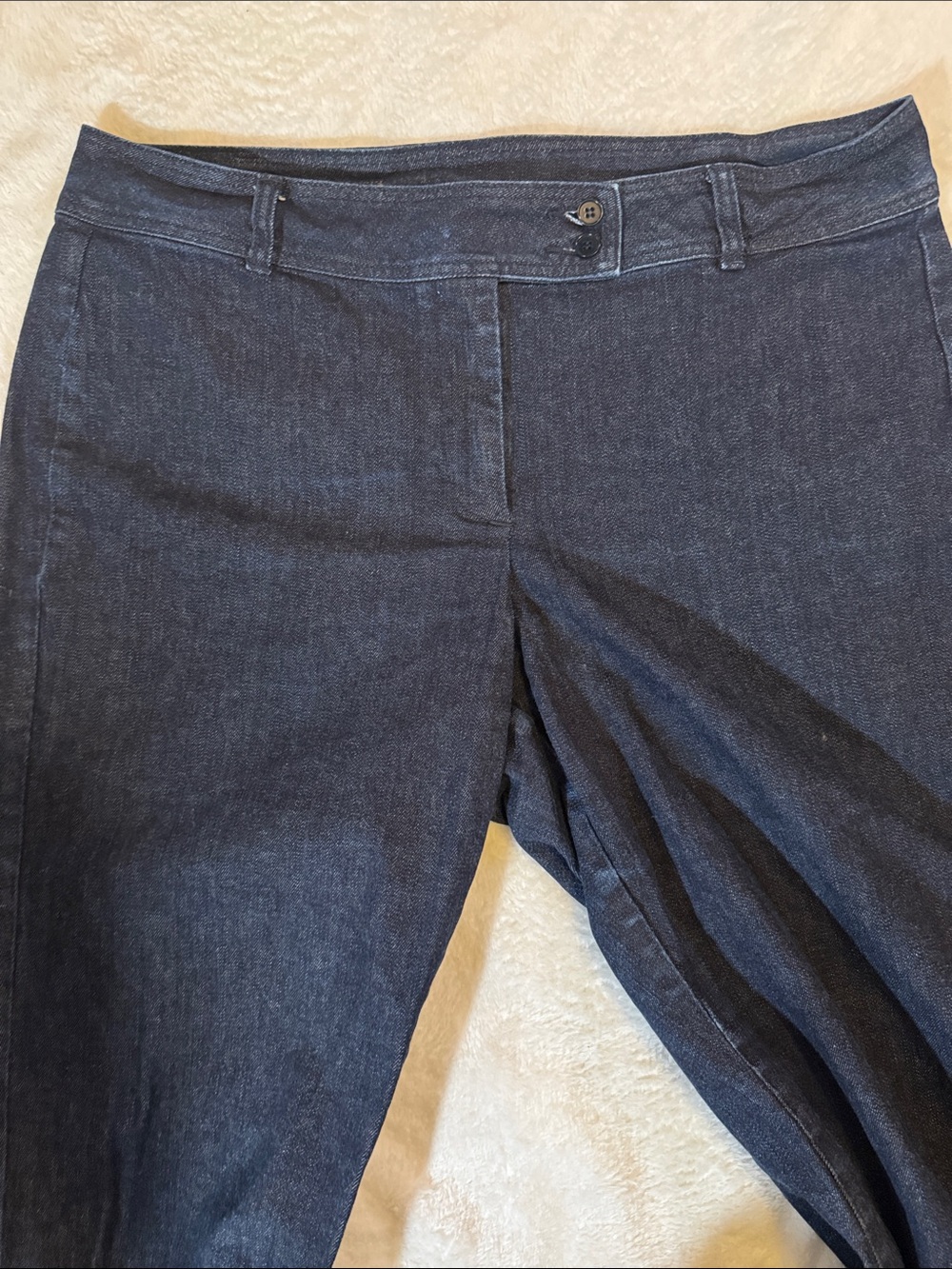 Talbots Dark Blue Women's Curvy Boot Jeans Size 16 - Picture 2 of 8